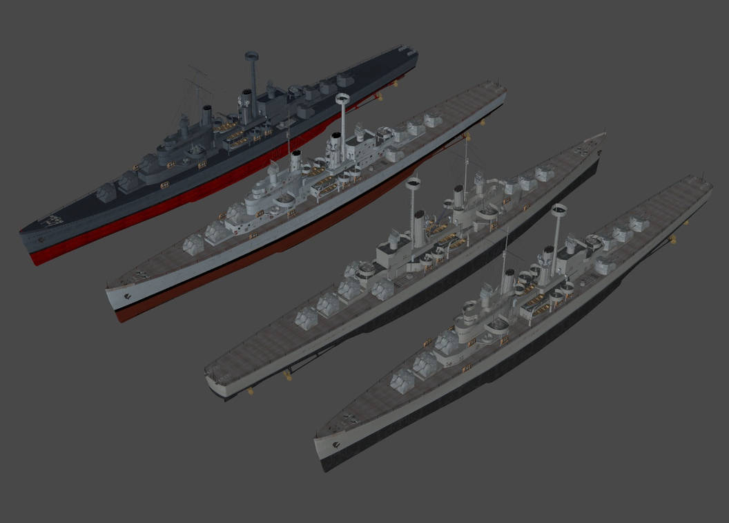 USN - Atlanta class light cruiser (SH3 GWX2) by DigitalExplorations on ...