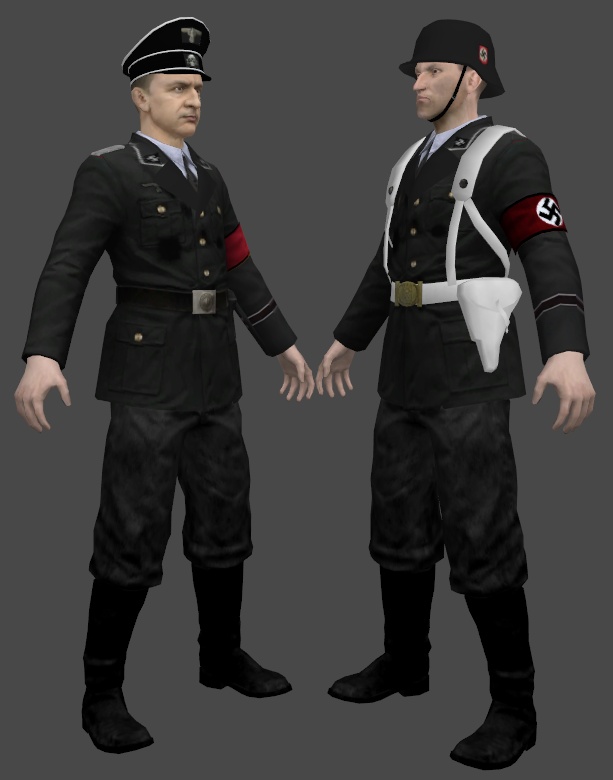 The Saboteur - SS officer and honor guard customs by ...