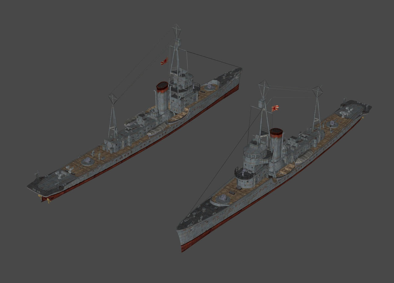 IJN Sokuten class minelayer (SH4G) by DigitalExplorations on DeviantArt