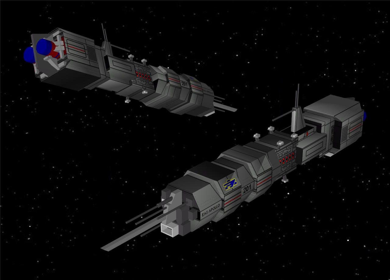 Earth Alliance Apollo class cruiser (STA2) by DigitalExplorations on
