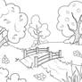 Landscape Coloring Book