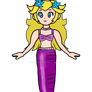 Peach - Older Mermaid Princess (Purple)