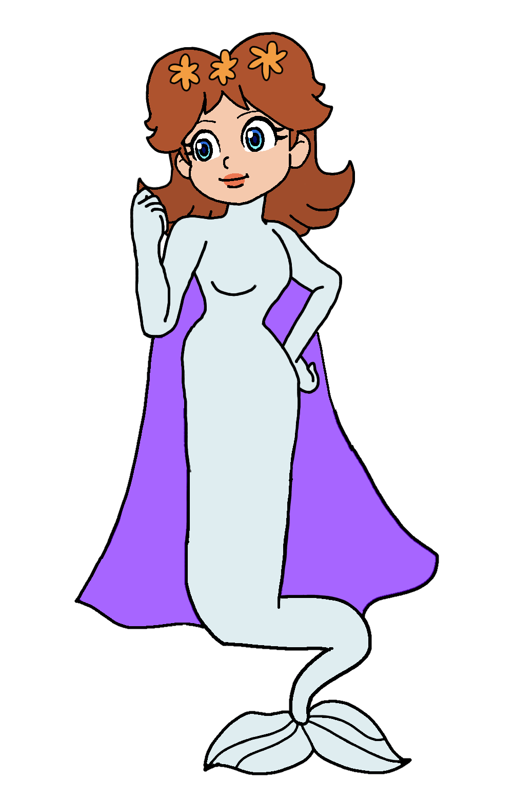 Daisy - Older Mermaid Princess (Purple)