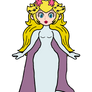 Peach - Older Mermaid Princess (Dark Purple)