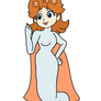 Daisy - Older Mermaid Princess (Orange-Scarlet)
