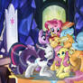 Sunset and The Mane Six (Returned in Equestria)