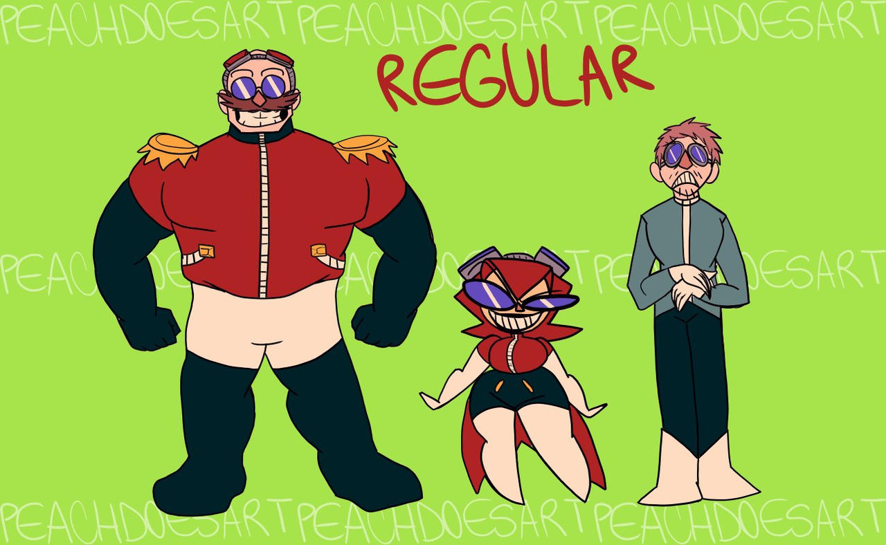 Snively Ivo, Martha, and Snively Robotnik by peachdoesart on DeviantArt
