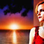Emma Watson Sun in her eyes