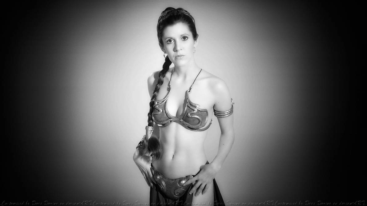 Carrie Fisher Slave Girl Princess VI by Dave-Daring on DeviantArt.