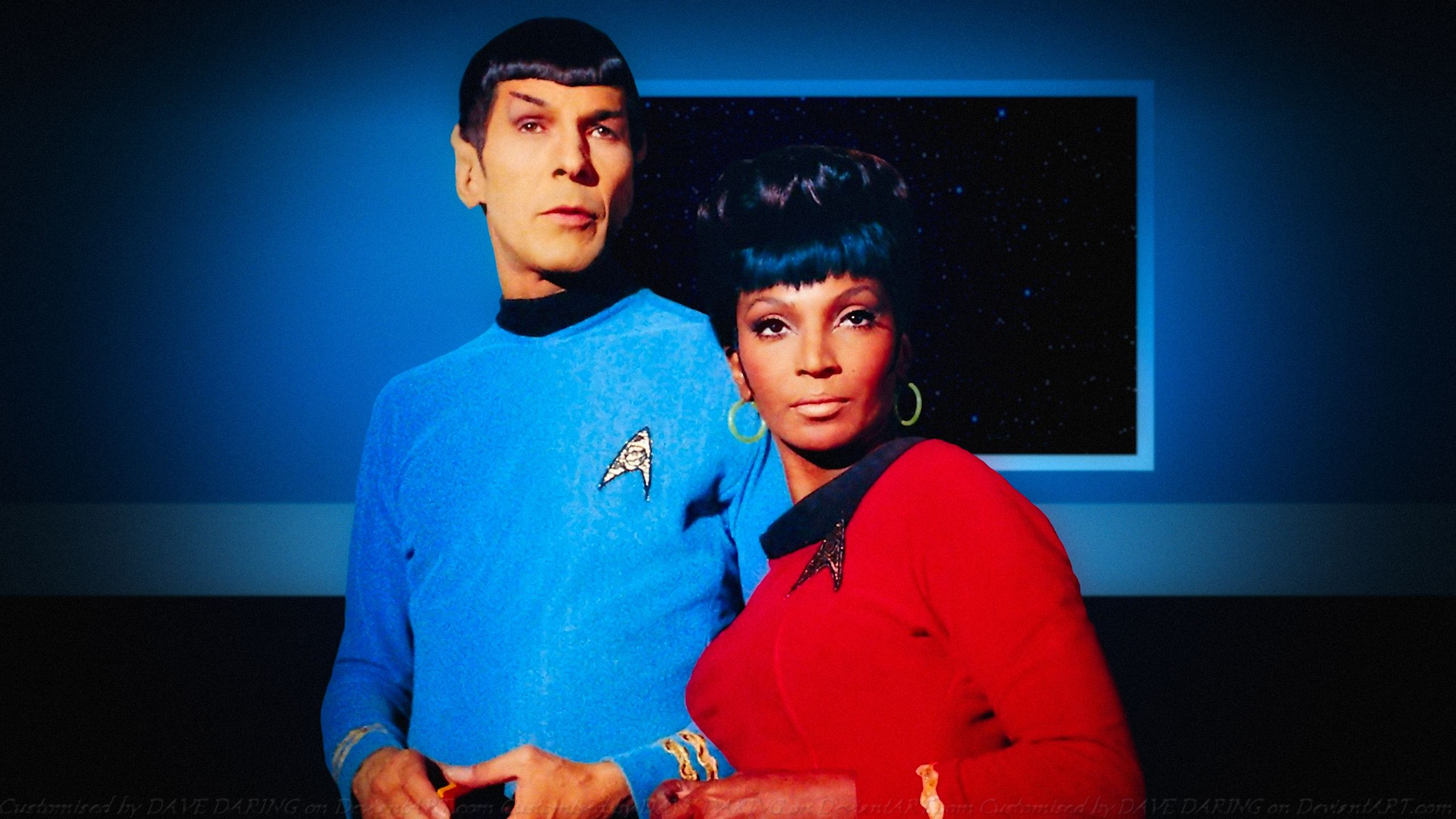 Spock and Uhura by Dave-Daring on DeviantArt