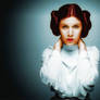 Carrie Fisher Princess Leia Colourized