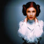 Carrie Fisher Princess Leia Colourise Smile