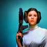 Carrie Fisher Princess Leia XV Painting