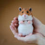 Hamster, needle-felted sculpture
