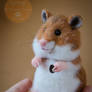 Hamster, needle-felted sculpture 2
