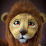 Lion Needle Felted