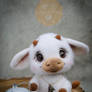 Cow Needle Felted