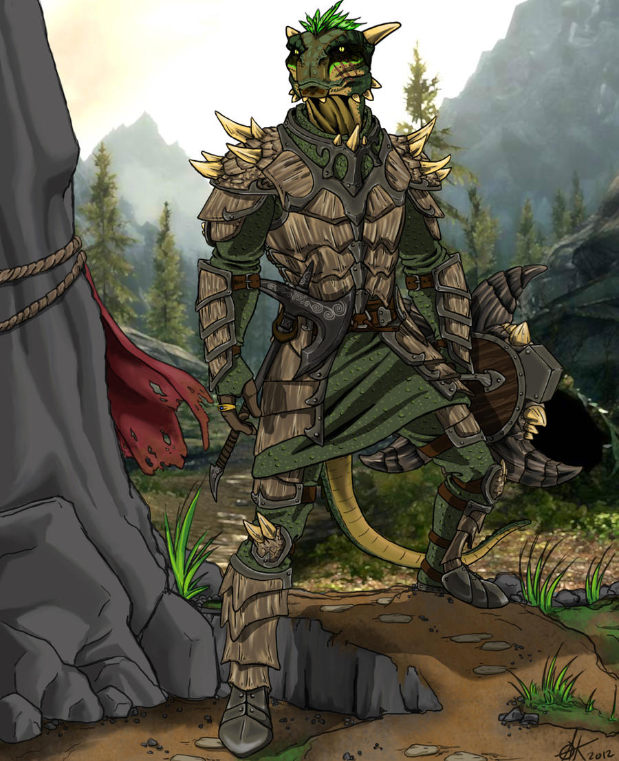 Argonian Warrior by canius