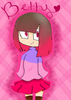 Betty! from Glitchtale by Camila Cuevas