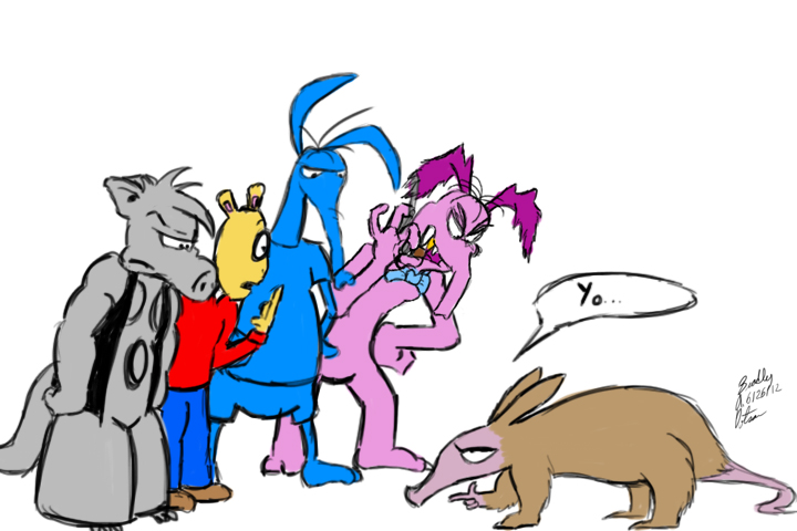 Aardvarks by TheZoologist on DeviantArt Aardvarks by TheZoologist on DeviantArt