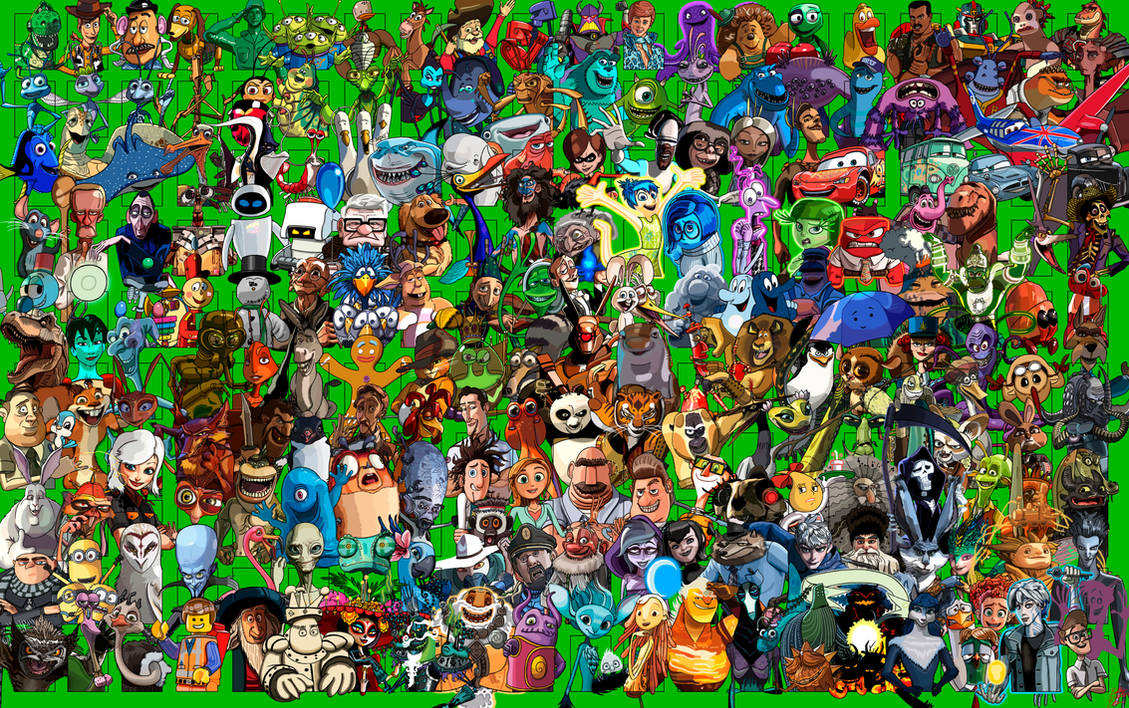 4 - 200 Favorite Pixar and CGI Characters by TheZoologist on DeviantArt