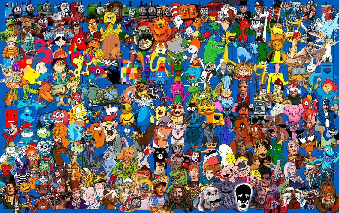 6 - 200 Favorite Childhood Characters Collage by TheZoologist on DeviantArt