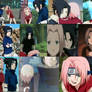 Sakura and Sasuke Collage