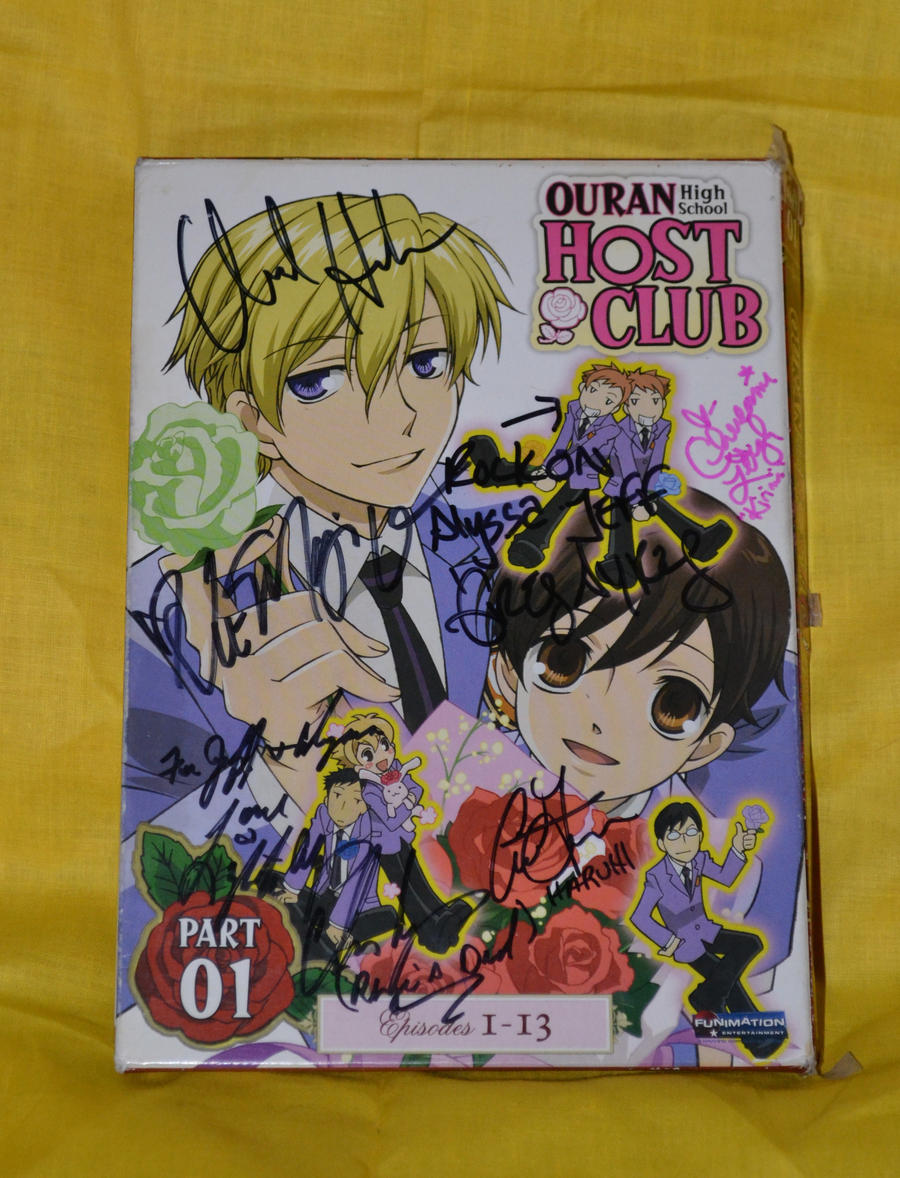 Ouran High School Host Club DVD Set Signed