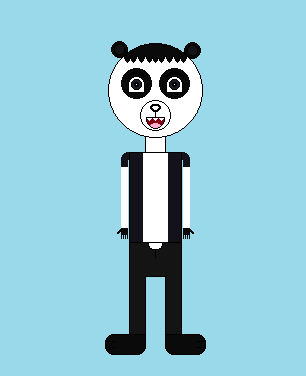 Panda The Harmless Panda boy (update color) by dani14coolguy on DeviantArt