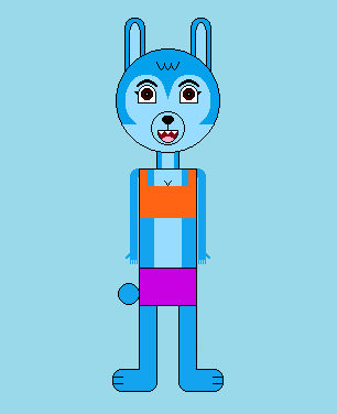 Celeste the Blue Rabbit by ToonTopiaWorld35 on DeviantArt