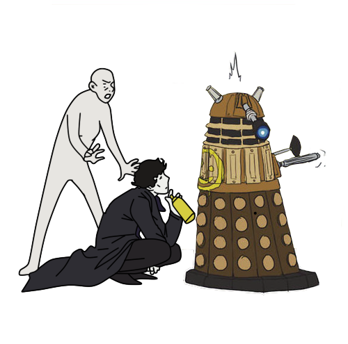 Sherlock and dalek