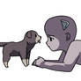 Elfen lied - dog and base