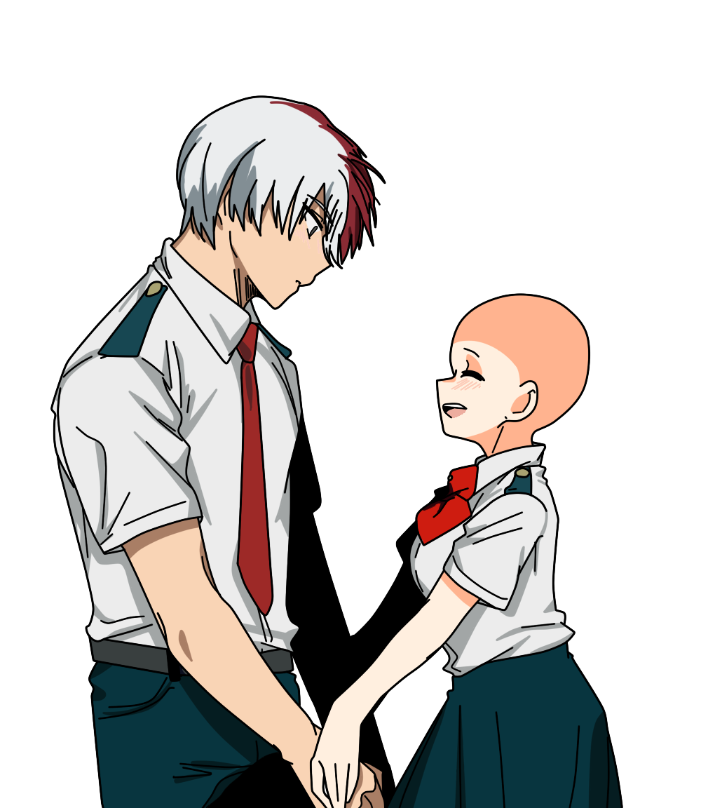   Midoriya Izuku And Todoroki Shouto Boku No Hero 