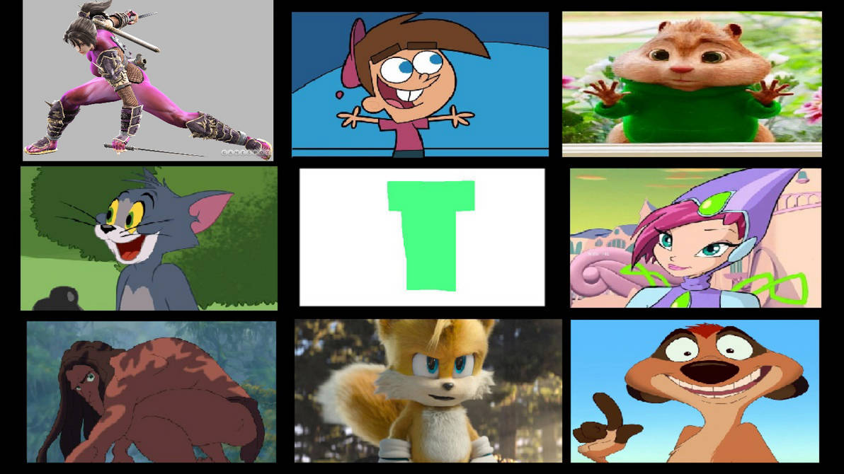 My Favorite Letter T Characters by Ravingwarving on DeviantArt