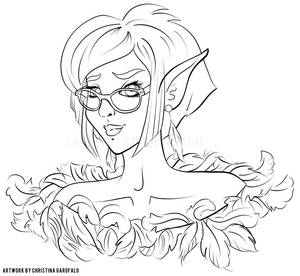 Feathered-Fashion: Percy: Lineart