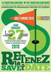 Golf Swing 2013 Save the Date
