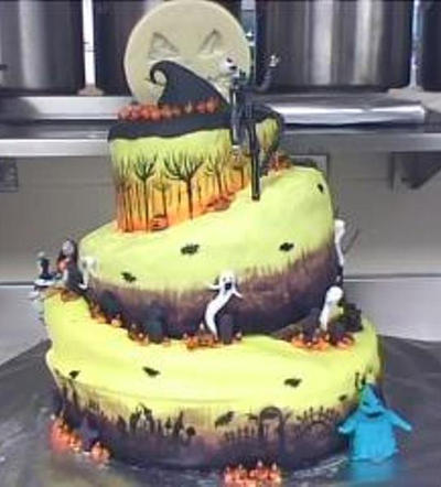 nightmare before christmas cak