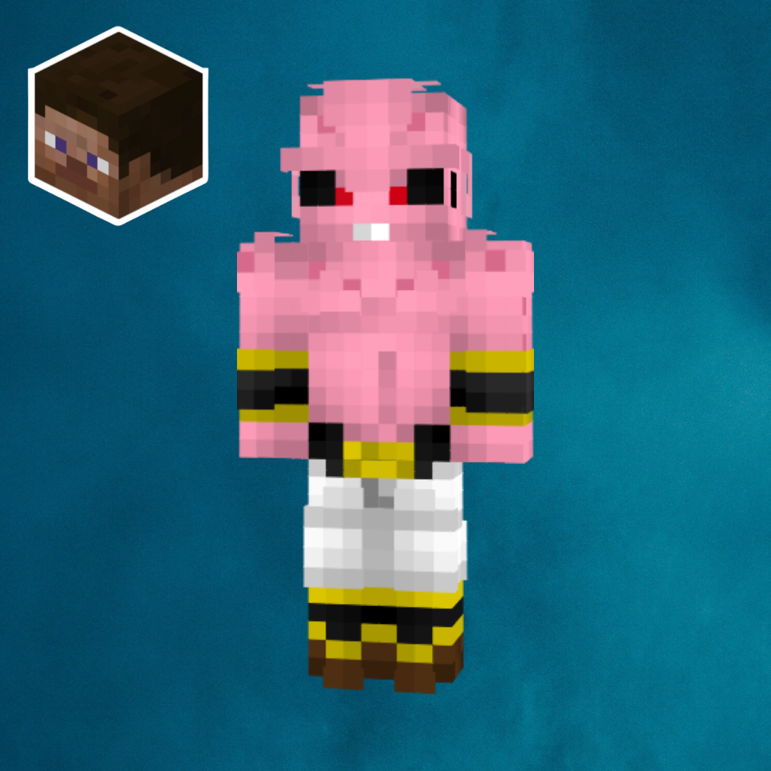 Boo Minecraft Java Skin Minecraft - Majin Boo Skin | Review by MinecraftSkinsWorld on DeviantArt