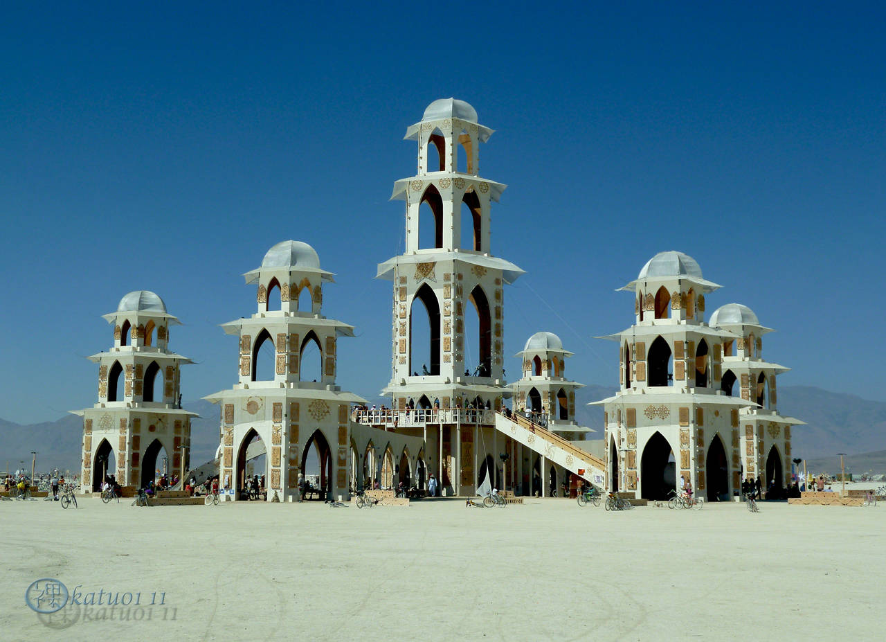 Burning Man Temple by katu01