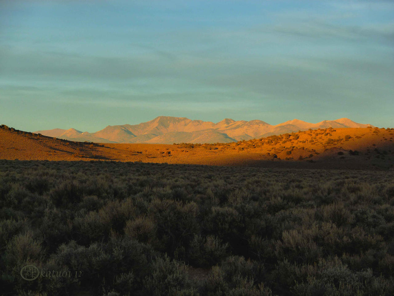 Toiyabe Range - Last Light