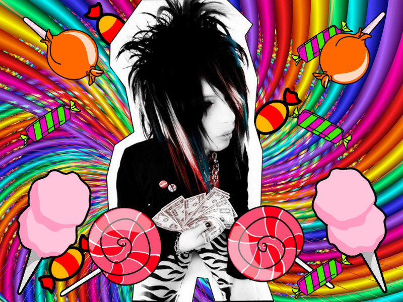 Dahvie Vanity in candyland