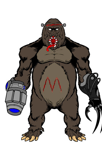Monster Monkey by HENVOK on DeviantArt Monster Monkey by HENVOK on DeviantArt