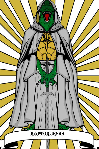 Raptor Jesus by HENVOK on DeviantArt