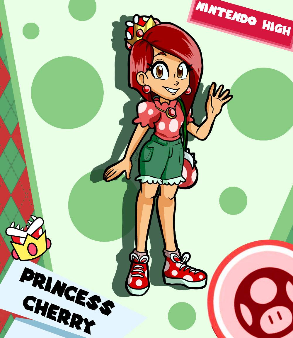 CHERRY IN NINTENDO HIGH by Natsuko-the-Mun on DeviantArt