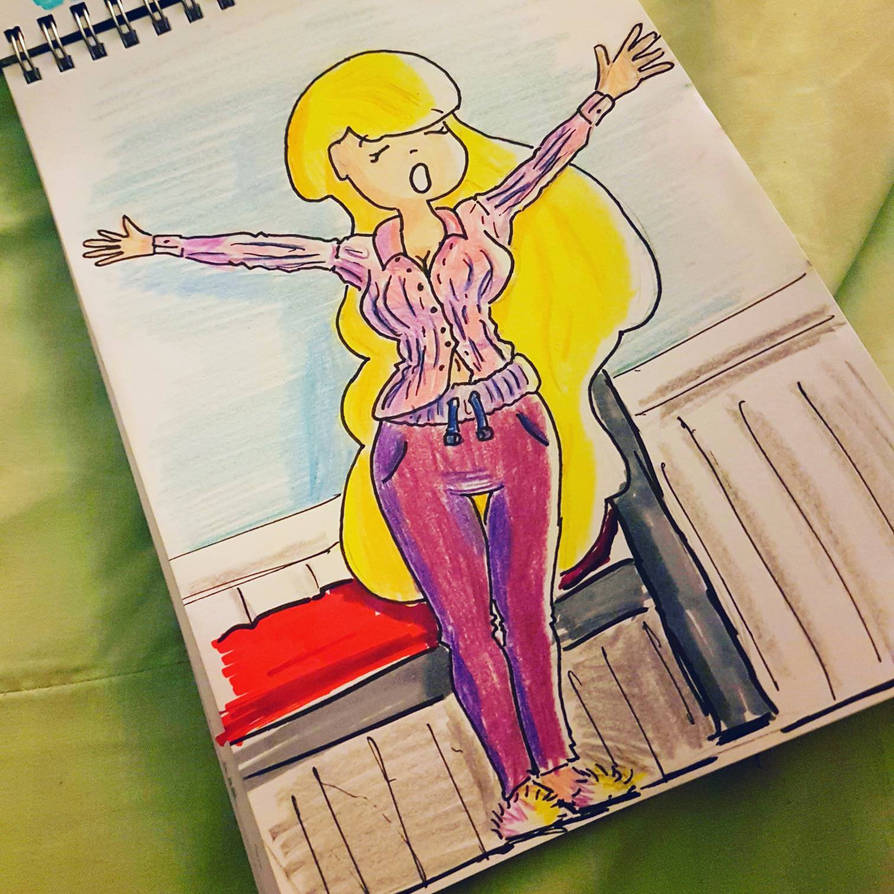 cute girl waking up by MXDNC on DeviantArt