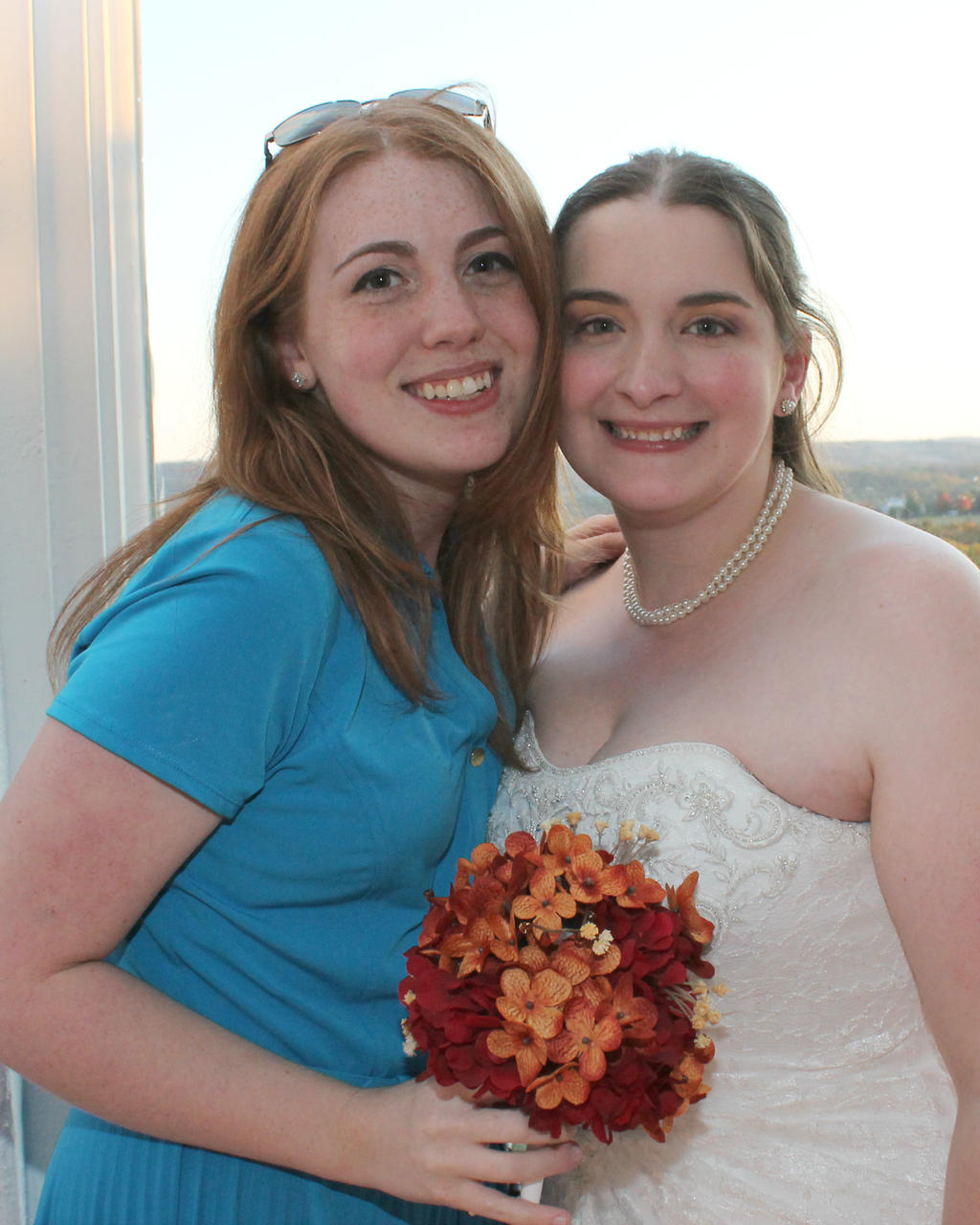 Caught the bouquet