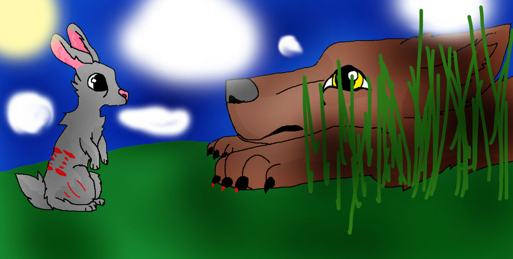 Dog Catching Rabbit Cartoon The Dog And The Rabbit by CampCampJr on DeviantArt