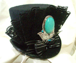 Mini top hat 7 - Blue Stone