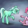 Lyra and Pinkie