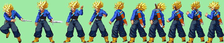 SSJ Trunks Win Screen by deviantarter1236 on DeviantArt